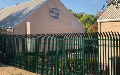 New PG&E Fence in Geyserville