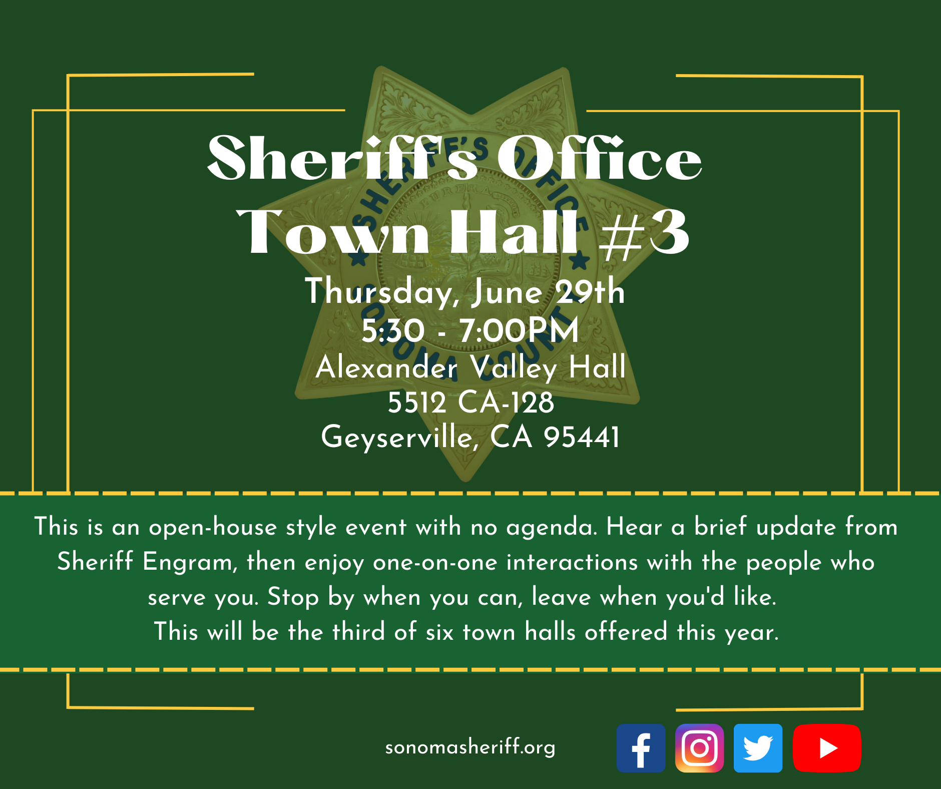 SHERIFF'S OFFICE TOWN HALL