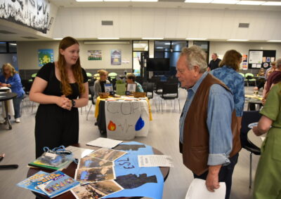 Many community organizations were in attendance.