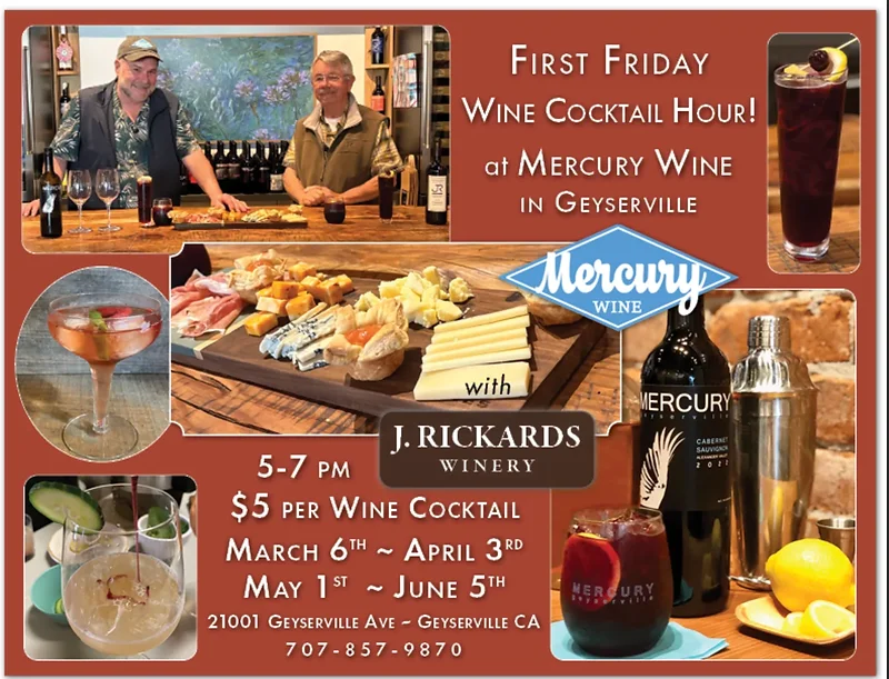 Friday Cocktail Hour at Mercury Wines!
